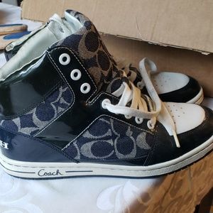 Vintage Coach High Top sneakers size 9M